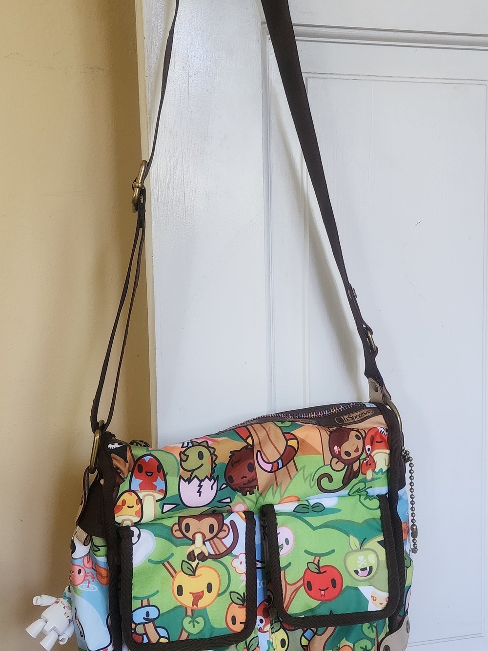 Tokidoki Le Sportsac Stellina Messenger Shoulder Bag Purse Foresta Green NWOT